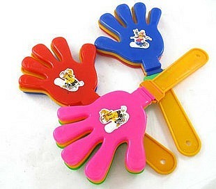 廠家批發(fā) 拍手器/塑料手拍/拍拍手/手掌拍 /鼓掌器大中小號-愛生活